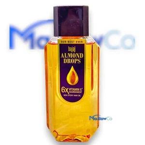 Bajaj Almond Drops Hair Oil 475ml 285ml 190ml 6x Vitamin Nourishment Non Sticky - Picture 1 of 2