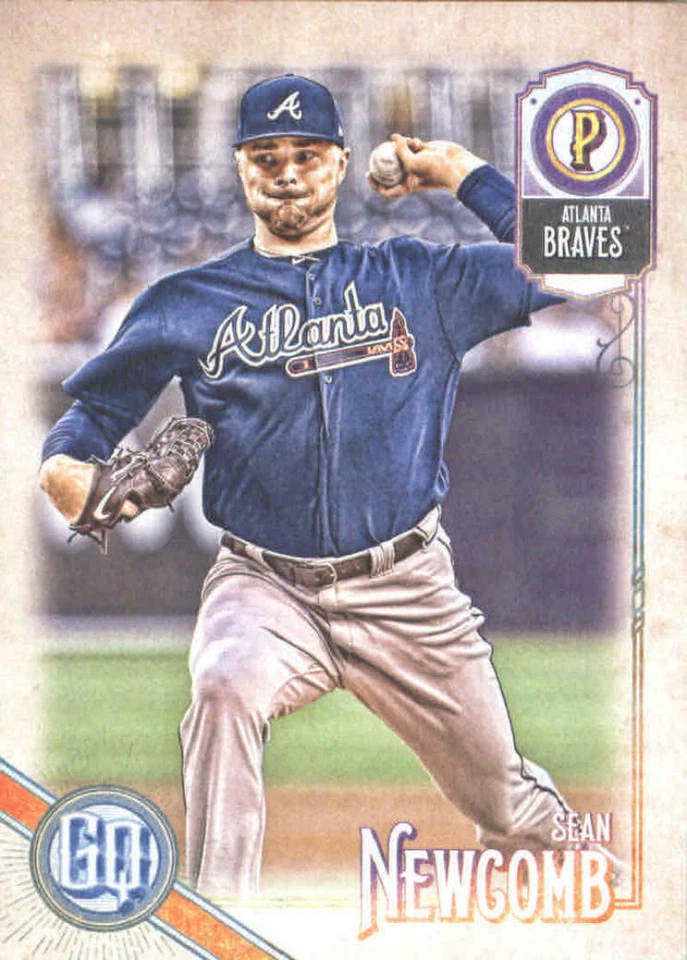 2018 Topps Gypsy Queen #221 Sean Newcomb - Atlanta Braves MLB Baseball Card - Image 1 of 1