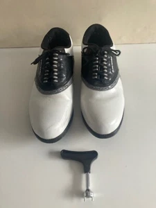 Dunlop Classic Golf Shoe 73 Mens UK Size 8 Golf Shoes C/W STUD KEY - Picture 1 of 12