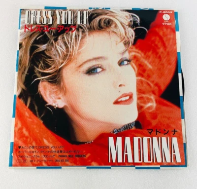 Madonna Dress You Up 7" Vinyl Single Japan EP 1985 Synth-Pop Rare Japanese Press - Image 1 of 4