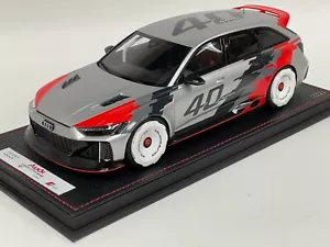 1/18 Audi RS6 GTO Concept 40 años de Quattro GT Spirit base de cuero AB001 - Imagen 1 de 7