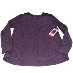 Skechers GoWalk New Purple Space Dyed Long Sleeve Top - Size Medium - Picture 1 of 7