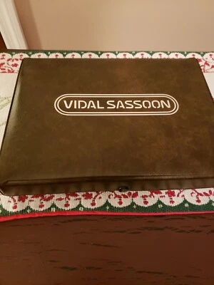 VTG Vidal Sassoon Curling Brush/Iron Travel Set w/Case Model VS 125 ~ Never Used - Image 1 of 4