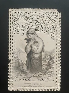 holy card santino merlettato canivet L. TURGIS 1025. - Picture 1 of 2