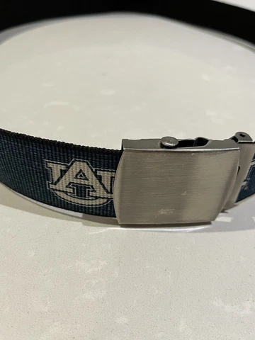 Auburn University Fabric Adjustable Belt Men’s Blue Orange Cover