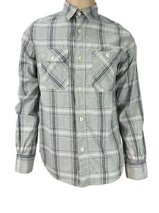 STEVEN ALAN Men's Gray Vintage Work Striped Casual Shirt NWT - Picture 1 of 3