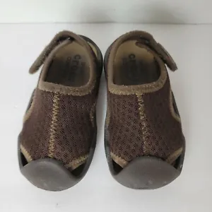 Crocs Baby Size 7 Brown Swiftwater Sandals - Picture 1 of 5
