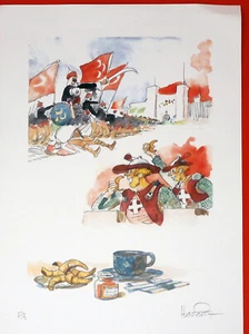 PRATT SIGNIERTER DRUCK KURZ MALTESER MOND THEMA 7 P.A. GEBRAUCHT - Bild 1 von 1