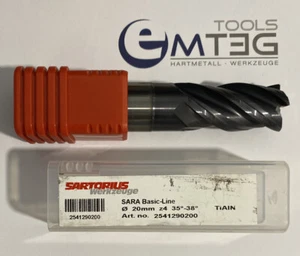 Fresa VHM Ø20 Sartorius Z4 - Imagen 1 de 1