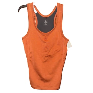 Sujetador prAna para mujer talla XL acanalado espalda deportiva recorte espalda incorporado óxido yoga - Imagen 1 de 3