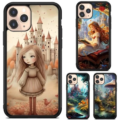 For iPhone 11 12 13 14 Pro Max Anti-Scratch cartoon fairy tale art - Image 1 of 4