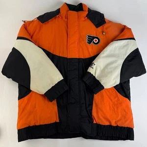 Vintage Logo Athletic 80 90s Philadelphia Flyers Starter Jacket NHL Mens Size XL - Picture 1 of 3