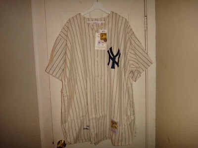 Camiseta deportiva Mitchell & Ness 1951 de los New York Yankees auténtica 56 (3XL) NUEVA CON ETIQUETAS Foto 1 de 4