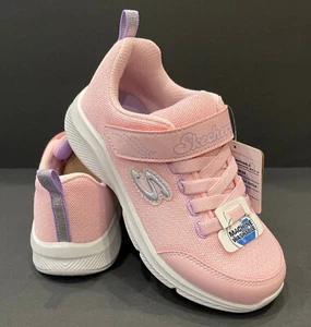 Neu Skechers Mädchen Sportschuhe Größe: 12 große Kinder Laufschuhe hellrosa - Bild 1 von 9