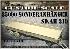 CS 35090 Deutscher Sonderanhänger Sd.Ah. 319 Kit Customscale 1:35 - Picture 1 of 2