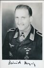 Heinrich Meyering signed photo. Stuka Pilot in SG-2.