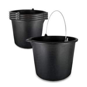 ✅ Baueimer Wassereimer 12 -20L – Mörteleimer, Putzeimer, Garteneimer mit Ausguss - Bild 1 von 19