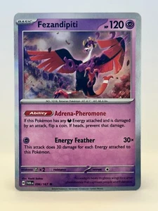 Fezandipiti 096/167 Holo Rare - Pokemon TCG Twilight Masquerade - Near Mint - Picture 1 of 2