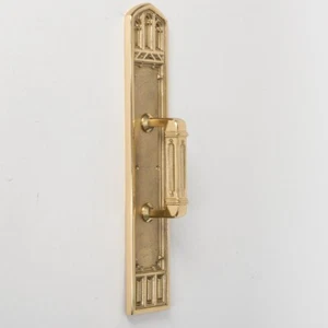 Traditional Church Door Pull Plate with Handle (Push Plate also available) #194 - Picture 1 of 3
