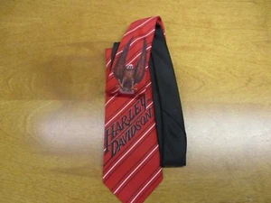 Corbata Harley Davidson Ralph Marlin 1989 "Red Line" - Imagen 1 de 7