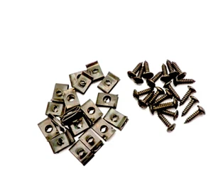 lot Screw Clips for Chinese GY6 Scooter 50-150 M4X15mm 11x17mm Nut metal 20pcs - Picture 1 of 1