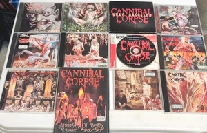 12x Cannibal Corpse CD DVD Job Lot Tomb Of The Mutilated Worm Infested Butchered - Imagen 1 de 22