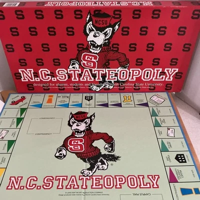 VTG  North Carolina Monopoly Board Game Officially Licensed Collegiate Products - Image 1 of 4