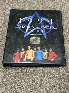 1991 SkyBox Star Trek Complete Master Set w/ Binder Star Trek Voyager Master Set - Picture 1 of 20