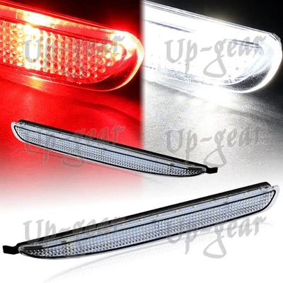 Luces de freno reflectoras LED de parachoques trasero con lente transparente para Mazda 6 2003-2008 Foto 1 de 4