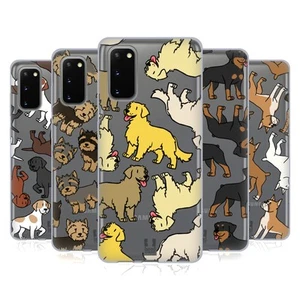 HEAD CASE DESIGNS DOG BREED PATTERNS 3 SOFT GEL CASE FOR SAMSUNG PHONES 1 - Picture 1 of 17