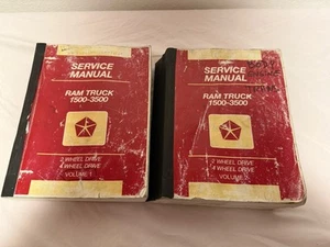 1997 Dodge Ram Truck Manual 1500-2500-3500 Repair Service Book Gas/Diesel vol1/2 - Picture 1 of 4