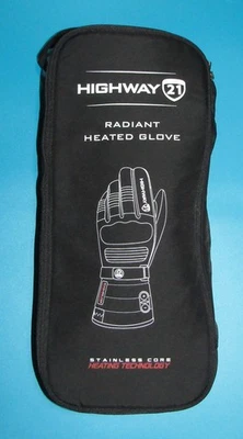 Highway 21 Radiant Heated Winter Motorcycle Riding Gloves (M) Medium , Black - Image 1 of 4