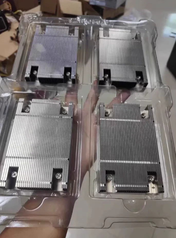 1pcs New Heatsink Aluminum Y8MC1 0H1M29 0Y8MC1 CPU Cooling System For DELL R630 - Image 1 of 3