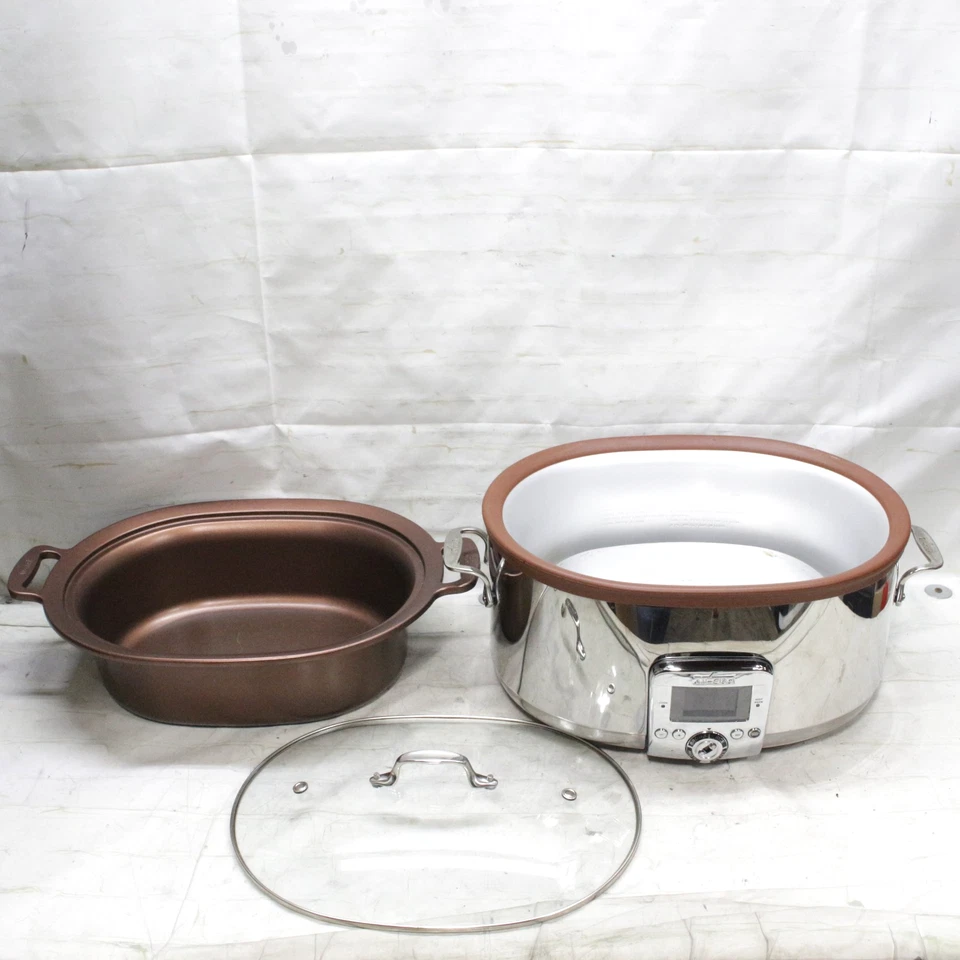 TODO REVESTIDO 7 qt. Olla de cocción lenta eléctrica antiadherente con inserto serie SC04 vapor de arroz Foto 1 de 4