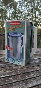 Vintage NOS Rubbermaid Wasserfilter Krug Classic 1 Gallone klarer Boden 3775 - Bild 1 von 8
