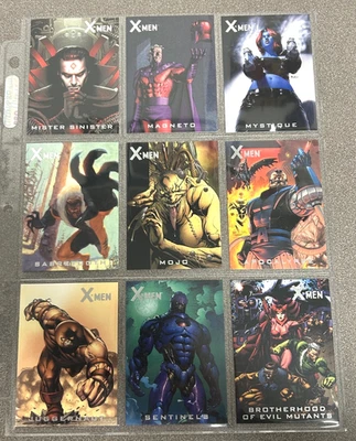 2009 marvel X-Men Archives Nemesis Chase Card Set N1 thru N9 - Image 1 of 2