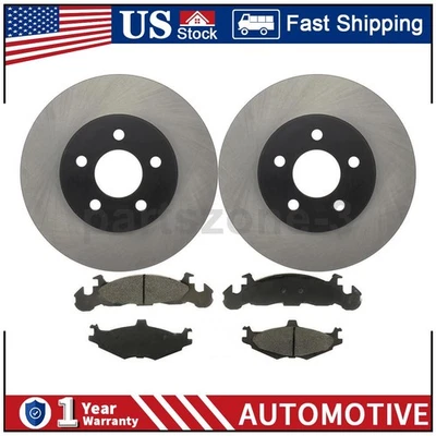 Pastilla de freno de rotor de freno delantero 3 piezas para Chrysler Daytona 2,2 L 1984 - 1990 Foto 1 de 4