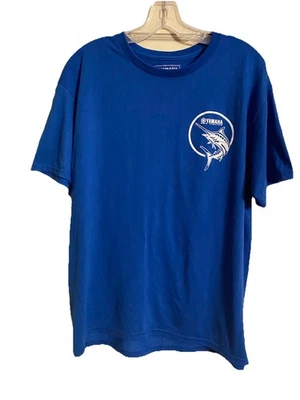 Yamaha {OEM} Pro Fishing Logo T-Shirt • Blue • All Cotton  • Men’s Large - Image 1 of 4
