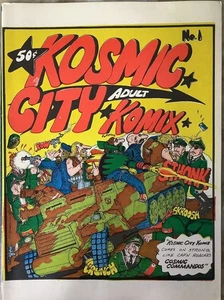 Kosmic City Komix 1 Underground 1973 Comic Book - Picture 1 of 11