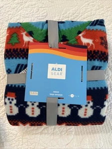 ALDI GEAR 2023 One Piece Adult Unisex Pajama Jumpsuit Holiday Edition Small New - Picture 1 of 4