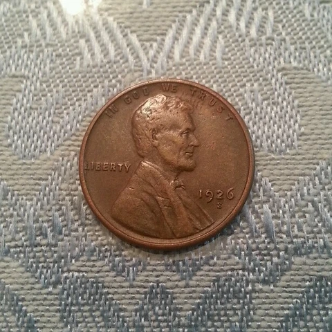 1926-S LINCOLN WHEAT PENNY CENT SEMI-KEY DATE - GOOD OR BETTER!!! Cover