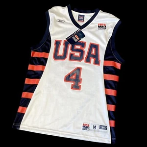 Nwt Reebok USA Allen Iverson 76ers NBA Jersey Basketball Jersey Jordan Lebron - Picture 1 of 10