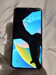 iphone xs max 64 go (s'allume/débloqué) état cassé pour pièces - Photo 1 sur 8