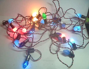 Vintage Sears Happi Time Indoor Weihnachtsbaumbeleuchtung Amico 24 Glühbirnen - Bild 1 von 10