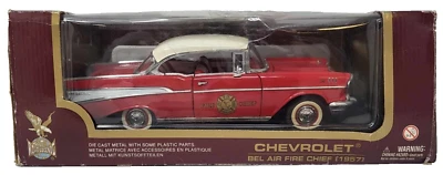 Road Legends Die-Cast Metal Chevrolet Bel Air (1957) Fire Cheif Model No. 92106 - Image 1 of 4