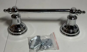 Polished Chrome Pivoting Toilet Paper Roll Holder for Bathroom - Picture 1 of 8