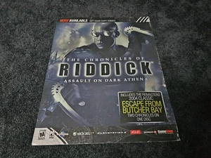 The Chronicles of Riddick: Assault on Dark Athena Store Display Poster 22×28 - Picture 1 of 9