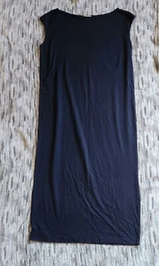 Gap Women's Navy Blue Cotton Straight Long Sleeveless Dress Size Small - Picture 1 of 3