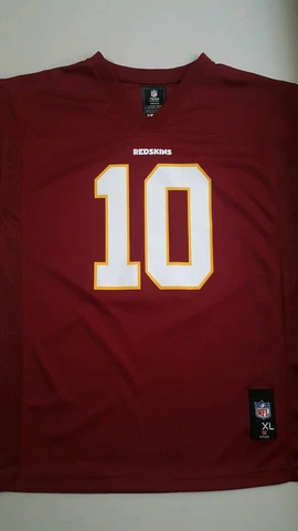 Robert Griffin III #10 Washington Redskins NFL Jersey Youth XL 18-20 Cover