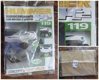 Fascicolo HUMMER H2 1:8 modello radiocomandato  HOBBY&WORK n119 auto fuoristrada - Immagine 1 di 4
